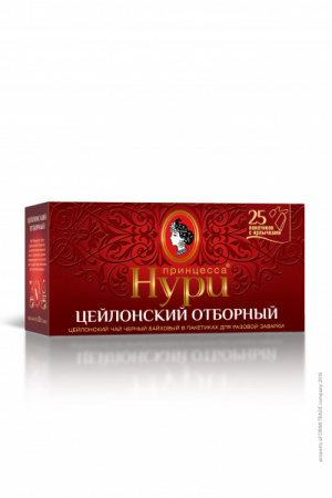 Чай Принцесса Нури черный отборный 25пак