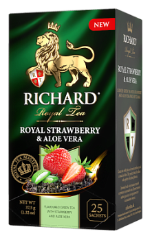 Чай Ричард Роял Клубника/Алоэ Вера 25пак