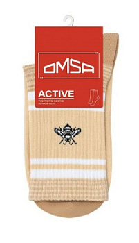 Носки женские Омса 153 бежевые 39-41