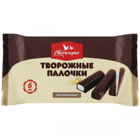 Палочки творожные Свитлогорье с ванилином 23% 180г БЗМЖ