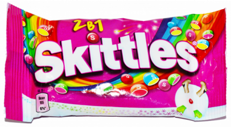 Конфеты жевательные Скиттлс 2в1 38г