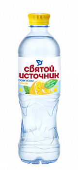 Вода питьевая Святой источник Лимон негаз 0,5л
