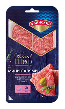 Колбаса с/к Мини-Салями Клинский МК нарезка 95г