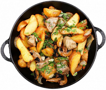 Картофель жареный с грибами ЦЕХ 