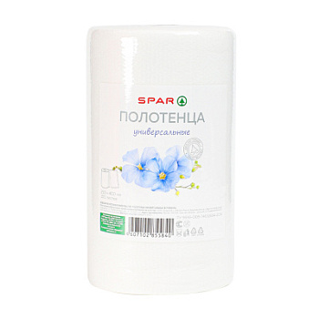 Полотенца универсальные SPAR 100л нетканные