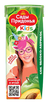 Сок Сады Придонья яблоко-абрикос с 5 мес 0,2л