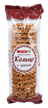 Печенье SPAR сдобное Кольцо с орехом 225г