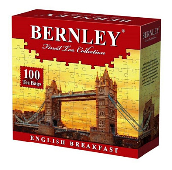Чай Бернли Инглиш Брэкфаст черный 100пак