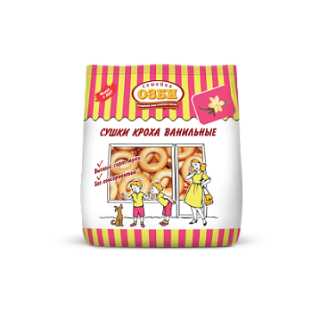 Сушки Семейка Озби Кроха ванильные 200г