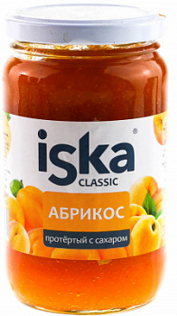 Абрикос протертый с сахаром Иска 420г ст/б