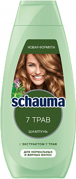 Шампунь Шаума 360мл 7 Трав