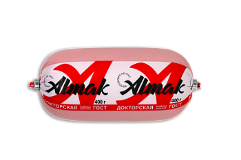 Колбаса вареная Докторская ГОСТ Альмак 400г