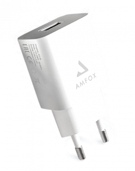 CЗУ Amfox AH-45 2.1A 10,5Вт USBx1 блочок
