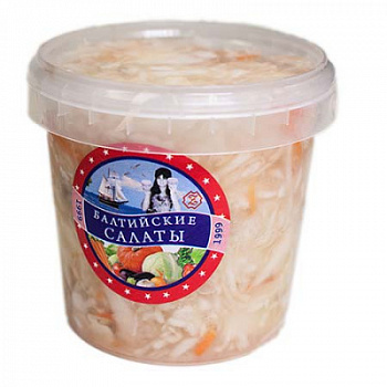 Капуста квашеная Балтийские салаты 600г