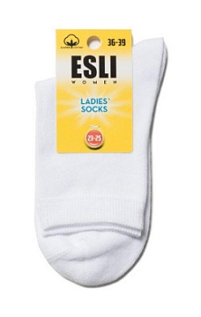 Носки женские Esli 19С-148СПЕ р.36-39 белый