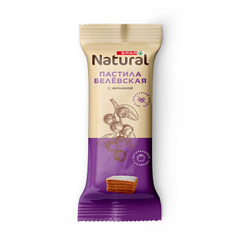 Пастила Белевская SPAR Natural с черникой 35г