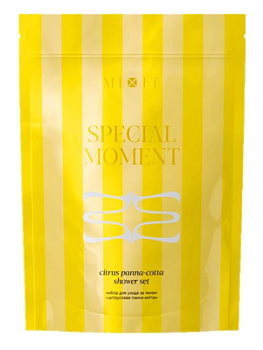 Набор Special Moment цитрус панна-кота шамп+кондиц+мочалка