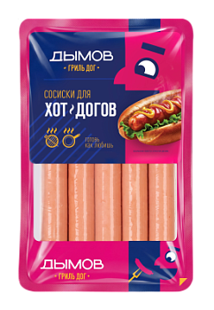 Сосиски для Хот Догов Дымов 325г