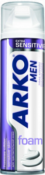 Пена для бритья Арко 200мл для чувств кожи
