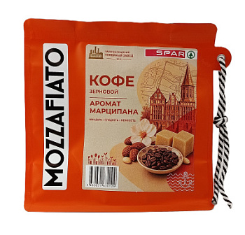 Кофе SPAR Моццафиато с ароматом Марципана зерно 150г