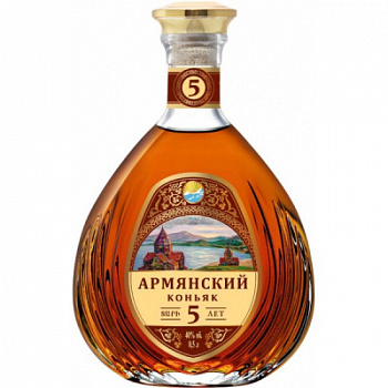Коньяк Армянский 5 лет SPAR 0,5л 40%