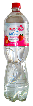 Вода питьевая SPAR Line со вкусом земляники негаз 1,5л