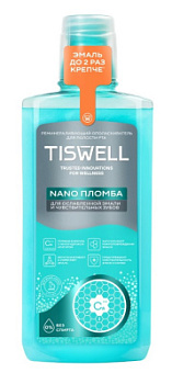 Ополаскиватель для полости рта Tiswell реминерализующий с наногидроксиапатитом 500мл