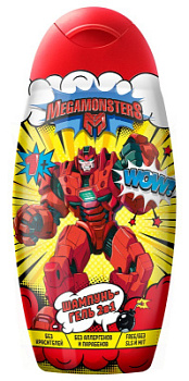 Шампунь-гель детский Мегамонстры 2в1 300 мл