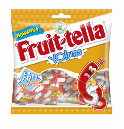 Мармелад жевательный Фрут-Телла Йогуртовые червяки 138г