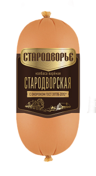 Колбаса вареная Стародворская с окороком Стародворье 400г