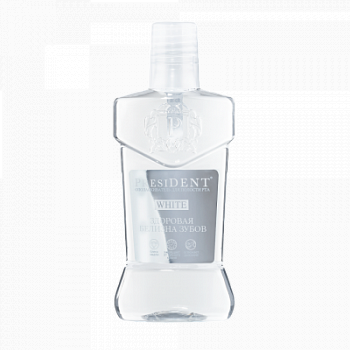 Ополаскиватель для полости рта Президент Вайт Здоровая белизна 250мл