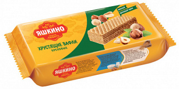 Вафли Яшкино ореховые 300г