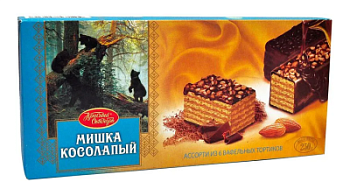 Торт вафельный Мишка Косолапый 220г