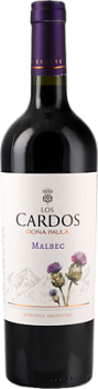 Вино Лос Кардос Донья Паула Мальбек Мендоса кр сух 0,75л 13,5%