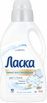 Гель для стирки Ласка 1л 16 стирок для белого