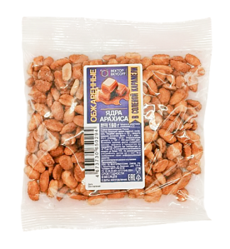 Арахис в соленой карамели обжаренный Векторвкусофф 160г