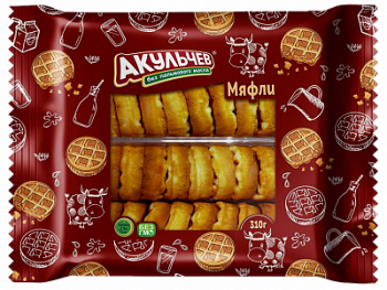 Вафли Акульчев Сдобные Мяфли 310г