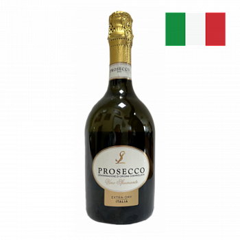 Вино игристое СЛ Просекко Док Спуманте Экстра-Драй бел брют 0,75л 11%