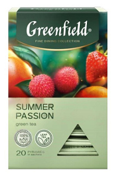 Чай Гринфилд Самма Пэшн зеленый 20 пир