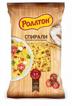 Макароны Роллтон Спирали 400г