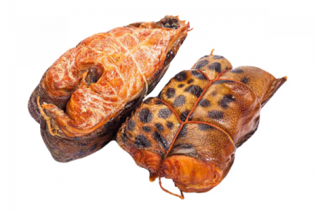 Зубатка атлантическая кусок горячего копчения вес Люблинские продукты