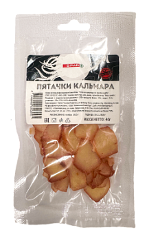 Пятачки кальмара со вкусом краба SPAR 40г
