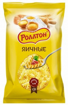 Макароны яичные Роллтон Спирали 400г