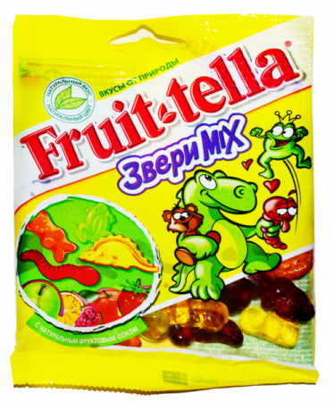 Мармелад жевательный Фрут-Телла Звери Микс 70г