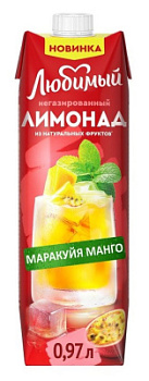 Напиток с/с Любимый Лимонад Манго/Маракуйя 0,97л