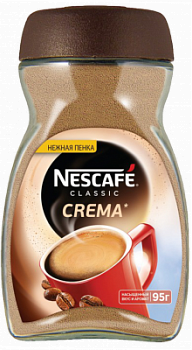 Кофе растворимый Нескафе Классик Крема 95г ст/б