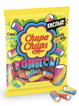 Мармелад жевательный Чупа-Чупс Кислые Роллсы 70г