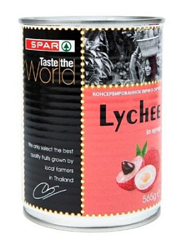 Личи SPAR в сиропе 565г ж/б
