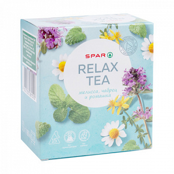 Напиток чайный SPAR Relax Tea 15пир