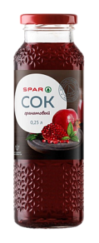 Сок SPAR Гранатовый 0,25л ст/б